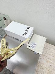 LOEWE | Flamenco Knot sandal in lambskin 5.5cm Pastel Yellow - 3