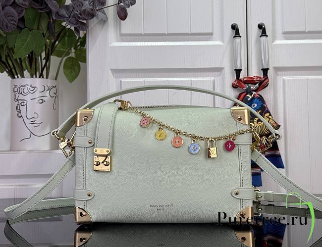 LOUIS VUITTON | Side Trunk MM Calf leather Jade Green - 1