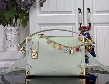 LOUIS VUITTON | Side Trunk MM Calf leather Jade Green