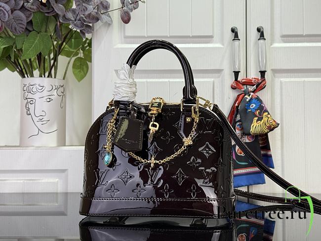 LOUIS VUITTON | Alma BB Varnished cowhide leather Datewood - 1