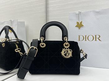 DIOR | Lady Soft Bag In Black Suede