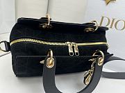 DIOR | Lady Soft Bag In Black Suede - 5
