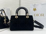DIOR | Lady Soft Bag In Black Suede - 4