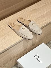 DIOR | Women's Shoes Baby Bow Mule In Cream - 1