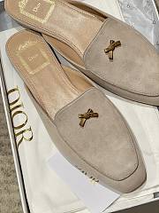 DIOR | Women's Shoes Baby Bow Mule In Cream - 3