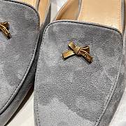 DIOR | Women's Shoes Baby Bow Mule In Light Grey - 4