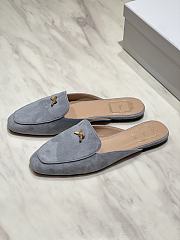 DIOR | Women's Shoes Baby Bow Mule In Light Grey - 2