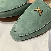 DIOR | Women's Shoes Baby Bow Mule In Mint Green - 5
