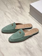 DIOR | Women's Shoes Baby Bow Mule In Mint Green - 4