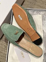 DIOR | Women's Shoes Baby Bow Mule In Mint Green - 3