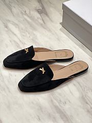 DIOR | Women's Shoes Baby Bow Mule In Black - 5