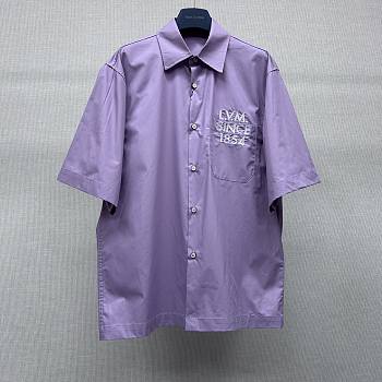 LOUIS VUITTON | Short-sleeved shirt Lilac purple