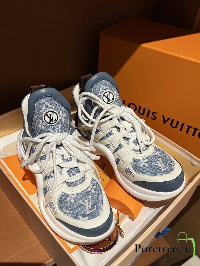 LOUIS VUITTON | LV Archlight Trainers Women's Shoes Blue - 1