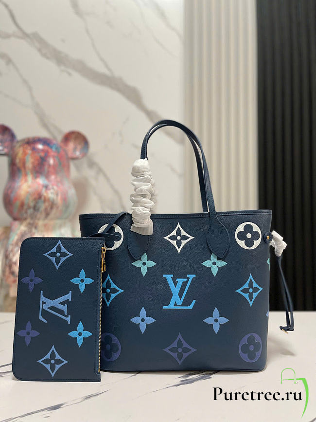 LOUIS VUITTON | Empreinte Monogram Giant Neverfull MM - 1