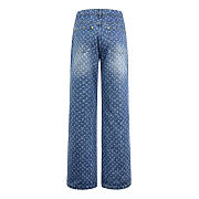 LOUIS VUITTON | Women Blue Flared Jeans - 6