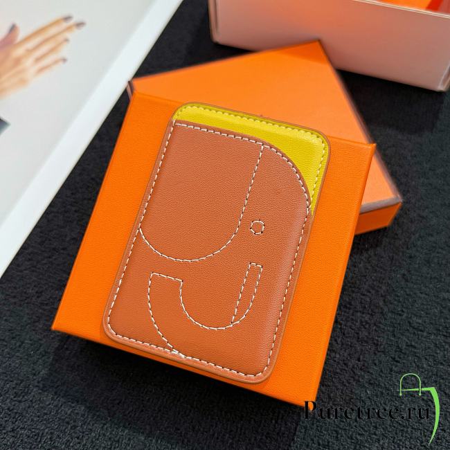 Hermès Horse MagSafe Magnetic Card Holder 01 - 1