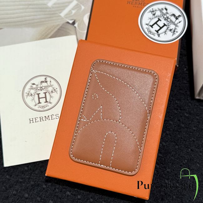 Hermès Horse MagSafe Magnetic Card Holder 07 - 1