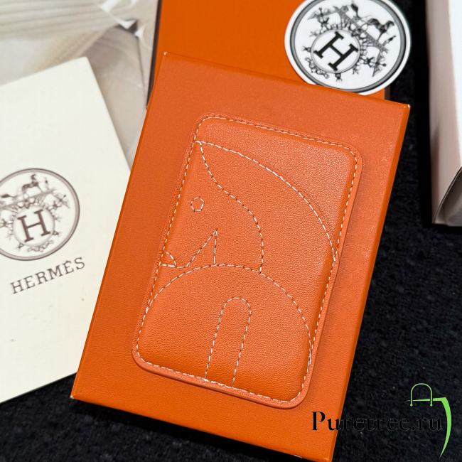 Hermès Horse MagSafe Magnetic Card Holder 08 - 1