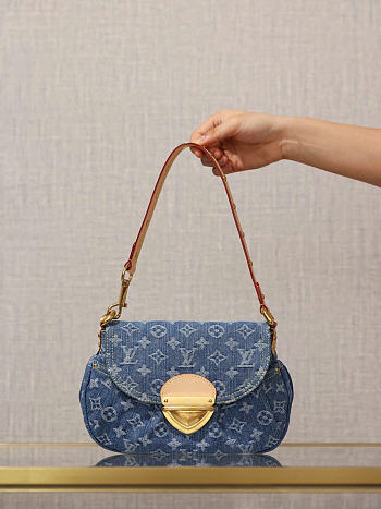 LOUIS VUITTON | Sunset Bag Monogram Blue Denim