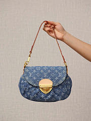 LOUIS VUITTON | Sunset Bag Monogram Blue Denim - 6