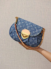 LOUIS VUITTON | Sunset Bag Monogram Blue Denim - 4