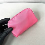 PRADA | Micro Re-Nylon pouch silver hardware Pink - 3
