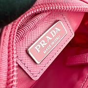 PRADA | Micro Re-Nylon pouch silver hardware Pink - 2