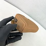PRADA | Micro Re-Nylon pouch gold hardware Brown - 5
