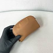 PRADA | Micro Re-Nylon pouch gold hardware Brown - 3