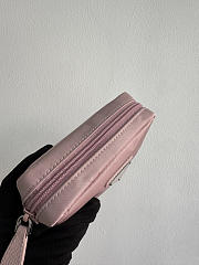 PRADA | Micro Re-Nylon pouch silver hardware baby Pink - 2