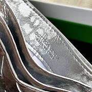 Bottega Veneta Intrecciato nappa leather silver - 3