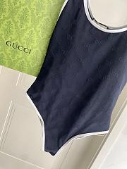 GUCCI | New jacquard one-piece swimsuit - 6