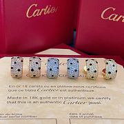 Cartier gold leopard print earrings - 4