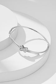 Chaumet Jeux de Liens diamonds silver bracelet - 3