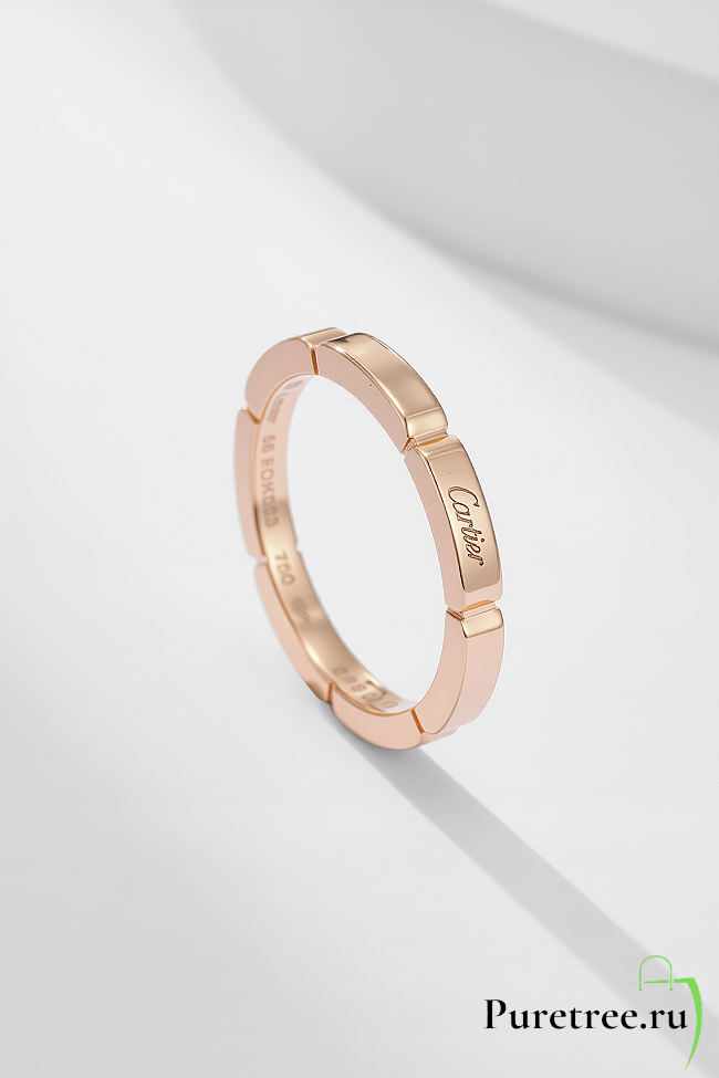 Cartier Maillon Panthère wedding band rosegold - 1