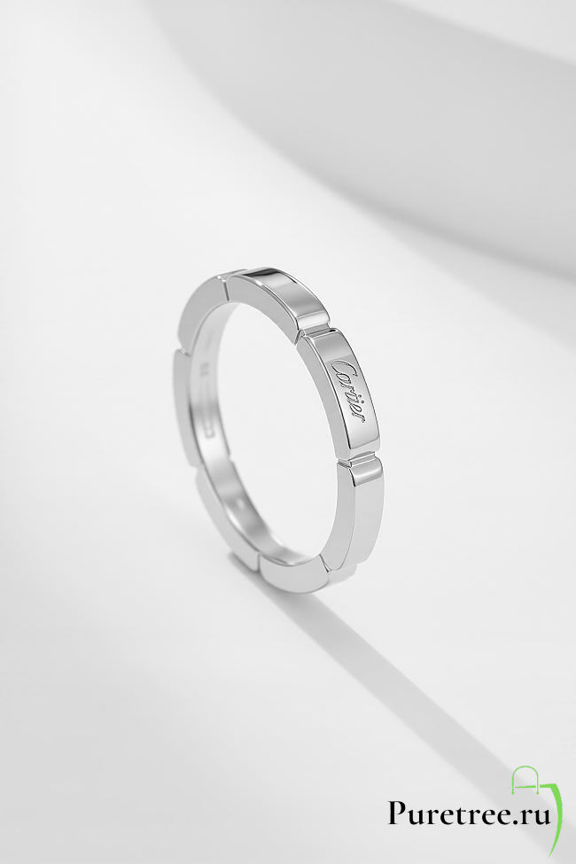 Cartier Maillon Panthère wedding band silver - 1
