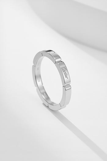 Cartier Maillon Panthère wedding band silver