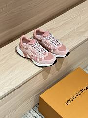 LOUIS VUITTON | LV Olympia Sneaker Mix of materials Pink - 1