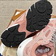 LOUIS VUITTON | LV Olympia Sneaker Mix of materials Pink - 6