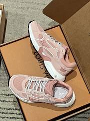 LOUIS VUITTON | LV Olympia Sneaker Mix of materials Pink - 4