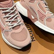 LOUIS VUITTON | LV Olympia Sneaker Mix of materials Pink - 3