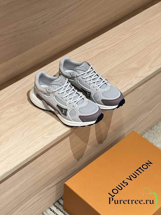 LOUIS VUITTON | LV Olympia Sneaker Mix of materials Light Gray - 1