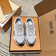 LOUIS VUITTON | LV Olympia Sneaker Mix of materials Light Gray - 3