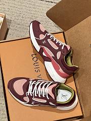 LOUIS VUITTON | LV Olympia Sneakers Burgundy - 6