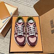 LOUIS VUITTON | LV Olympia Sneakers Burgundy - 5