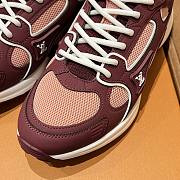 LOUIS VUITTON | LV Olympia Sneakers Burgundy - 4
