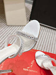 René Caovilla Chandelier Ivory Sandal 7.5 cm - 5
