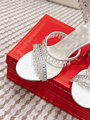 René Caovilla Chandelier Ivory Sandal 7.5 cm - 4