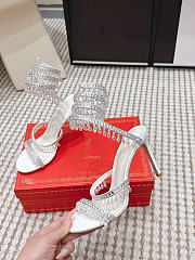 René Caovilla Chandelier Ivory Sandal 7.5 cm - 3