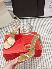 René Caovilla Cleo Butter Yellow Sandals 7.5 cm - 5